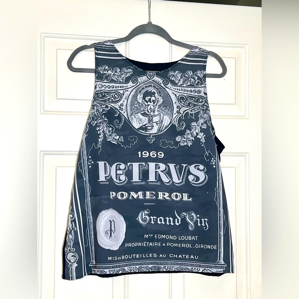 1969 Petrus Pomerol, sleeveless top, XL - bordeaux wine